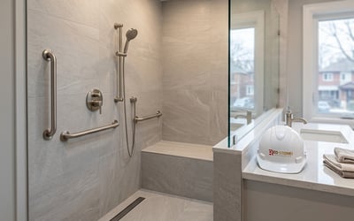 Bathroom Accessibility Renovation in Toronto: Walk-In Showers, Grab Bars and Universal Design
