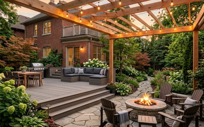 Outdoor Living Space Renovation in Toronto: Decks, Patios, Pergolas and Year-Round Entertainment Areas