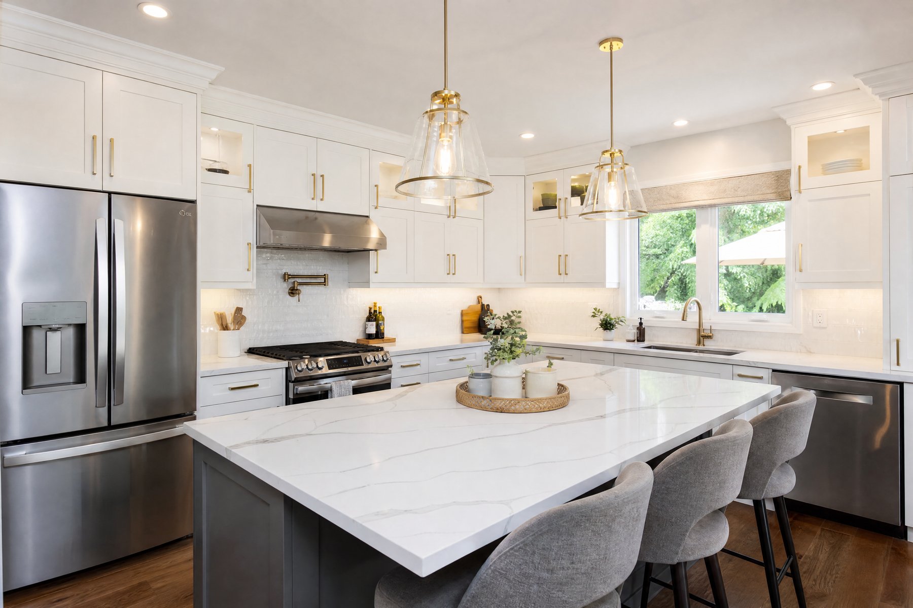 Completed home renovation by Red Stone Contracting in Halton Hills