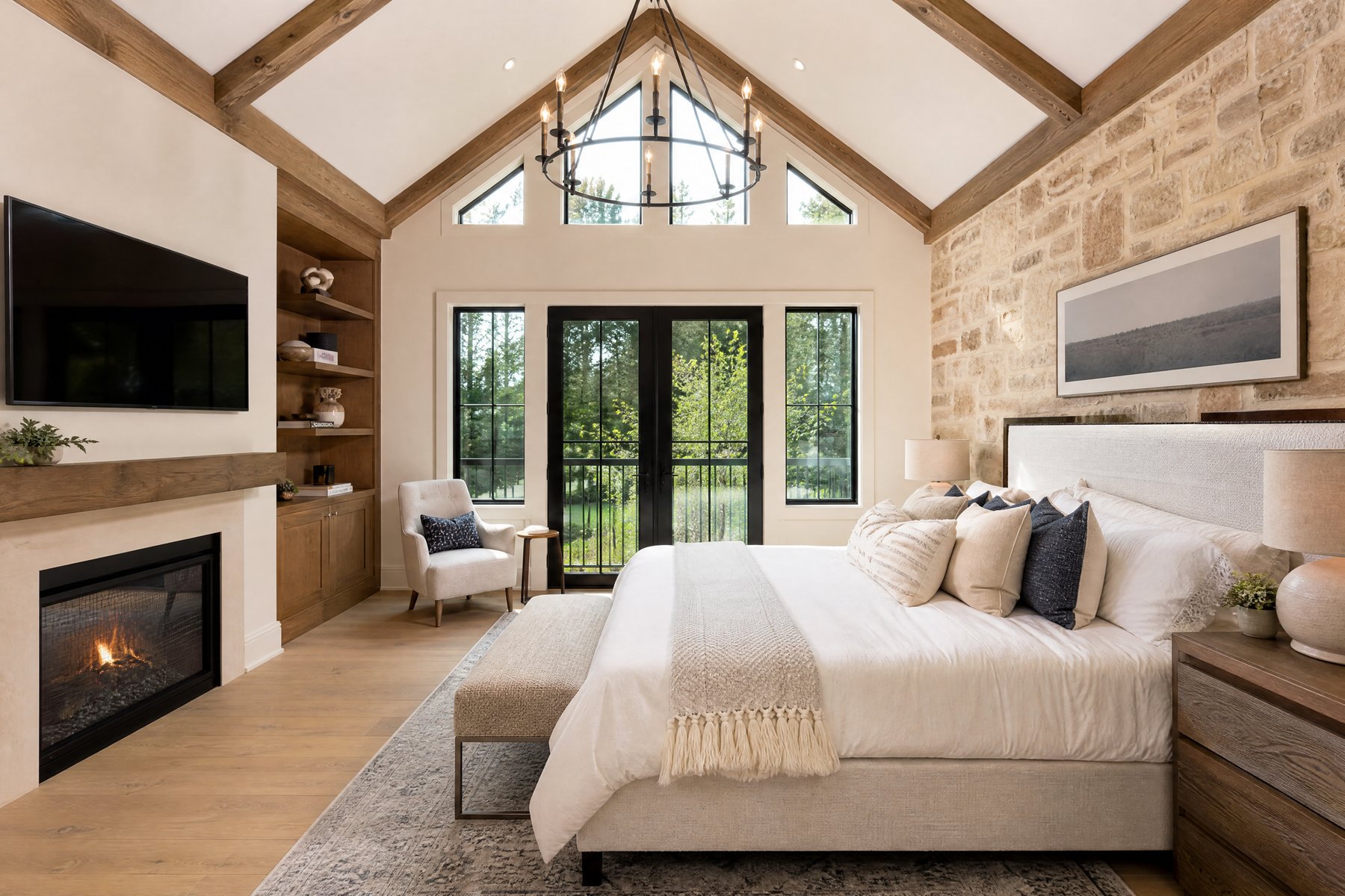 Completed home renovation by Red Stone Contracting in Caledon