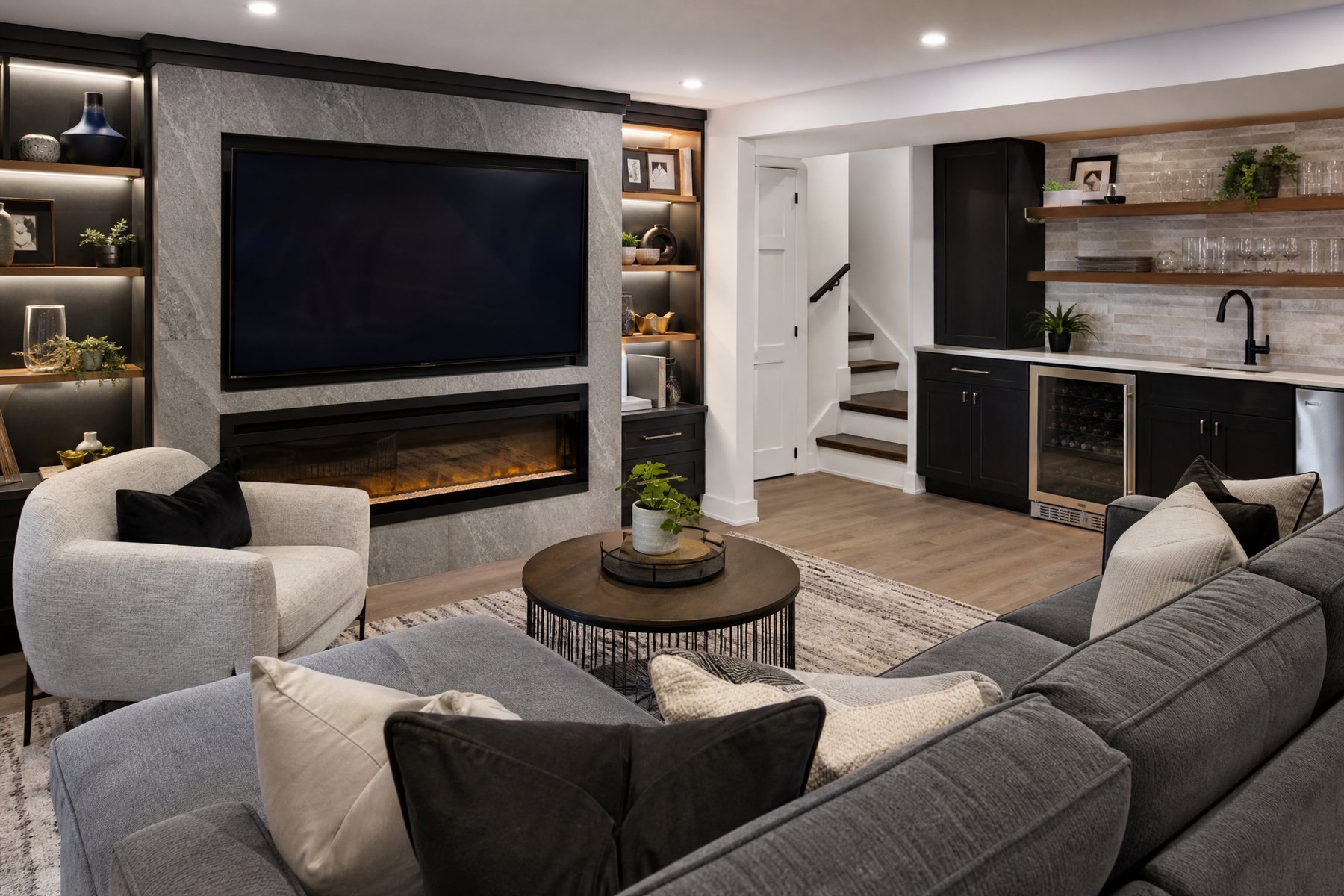 Red Stone Contracting Renovation Crew Scarborough Completed home renovation by Red Stone Contracting in Scarborough