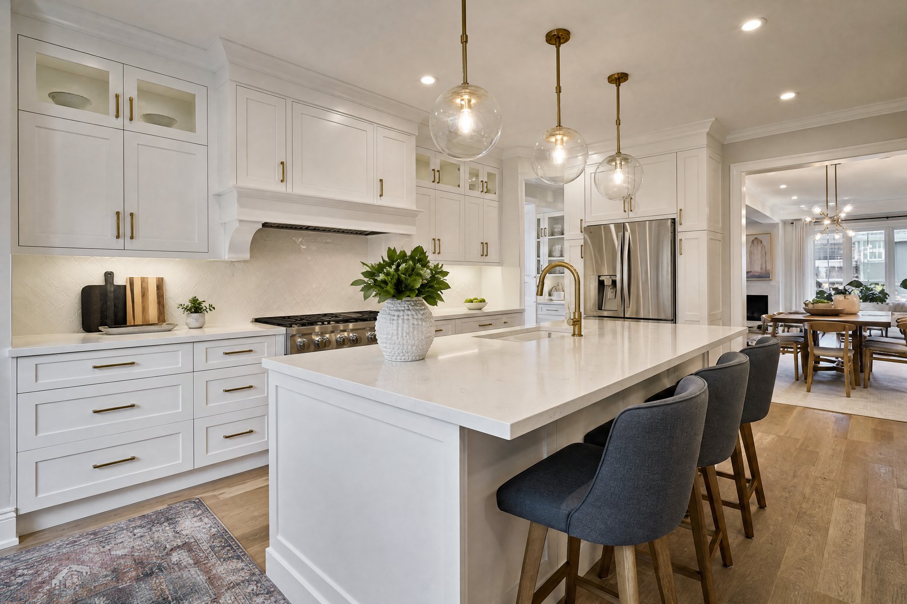 Completed home renovation by Red Stone Contracting in York Region