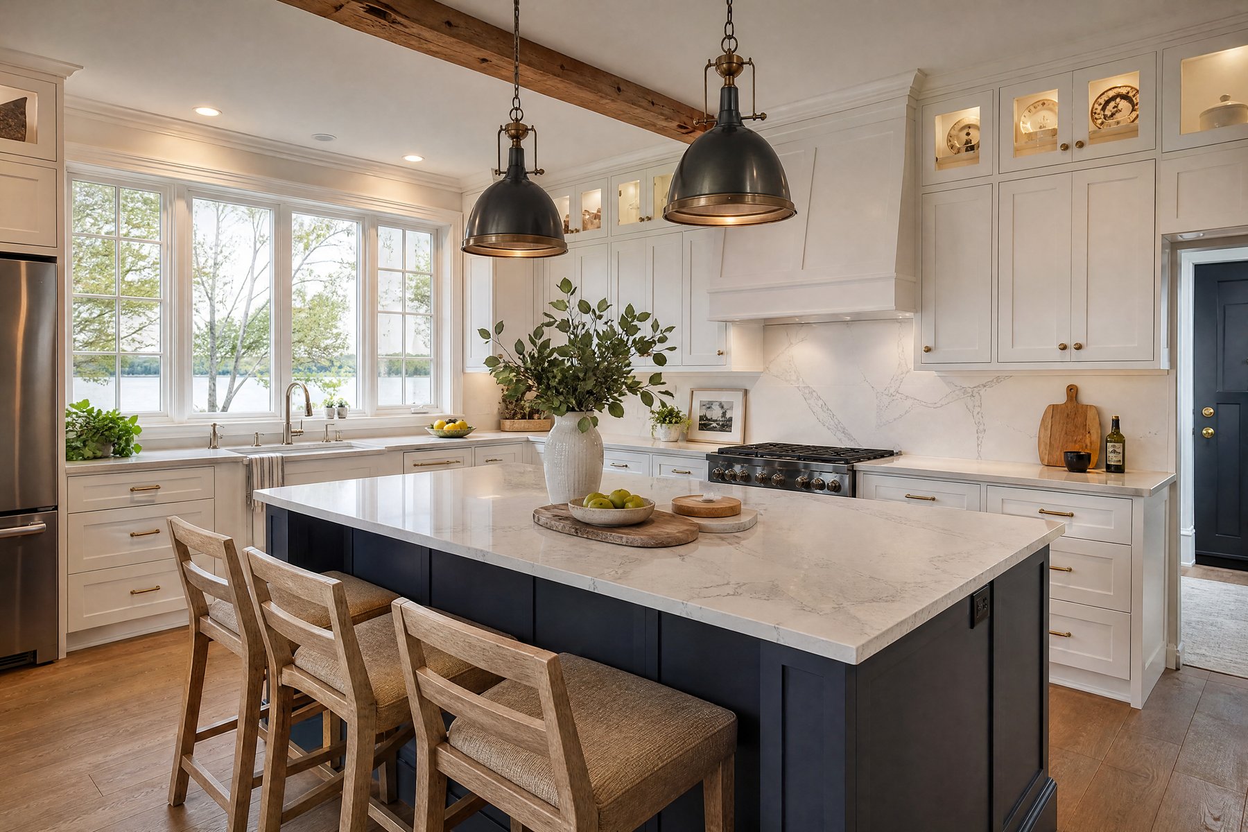 Red Stone Contracting Renovation Crew Scugog Completed home renovation by Red Stone Contracting in Scugog
