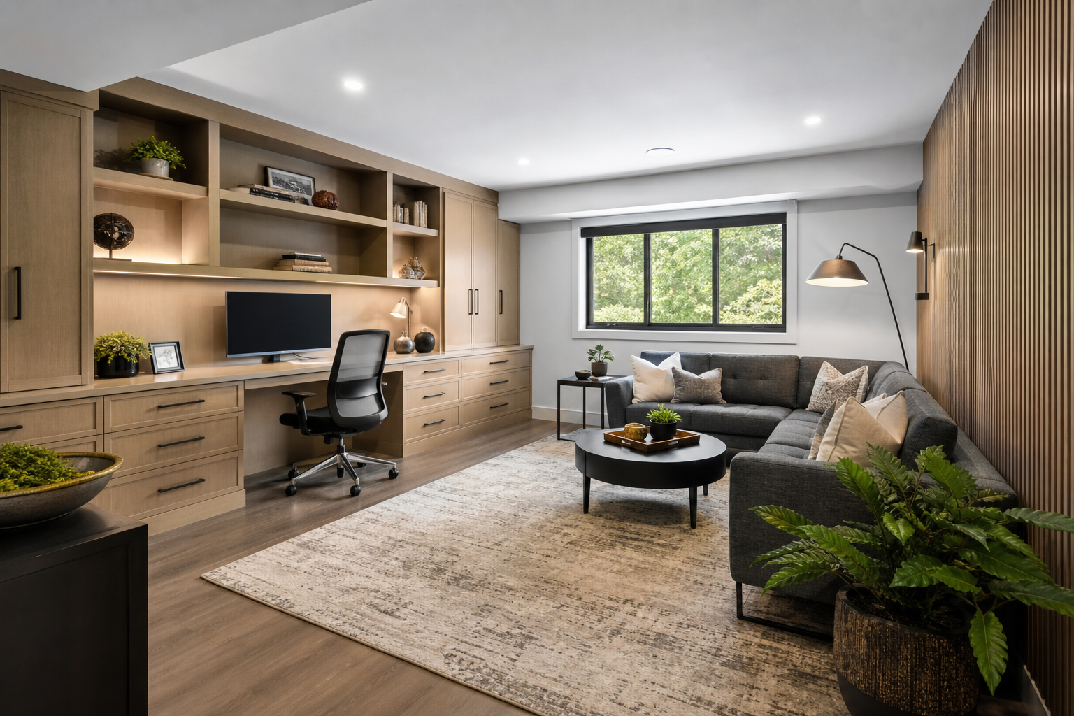 Basement renovation by Red Stone Contracting