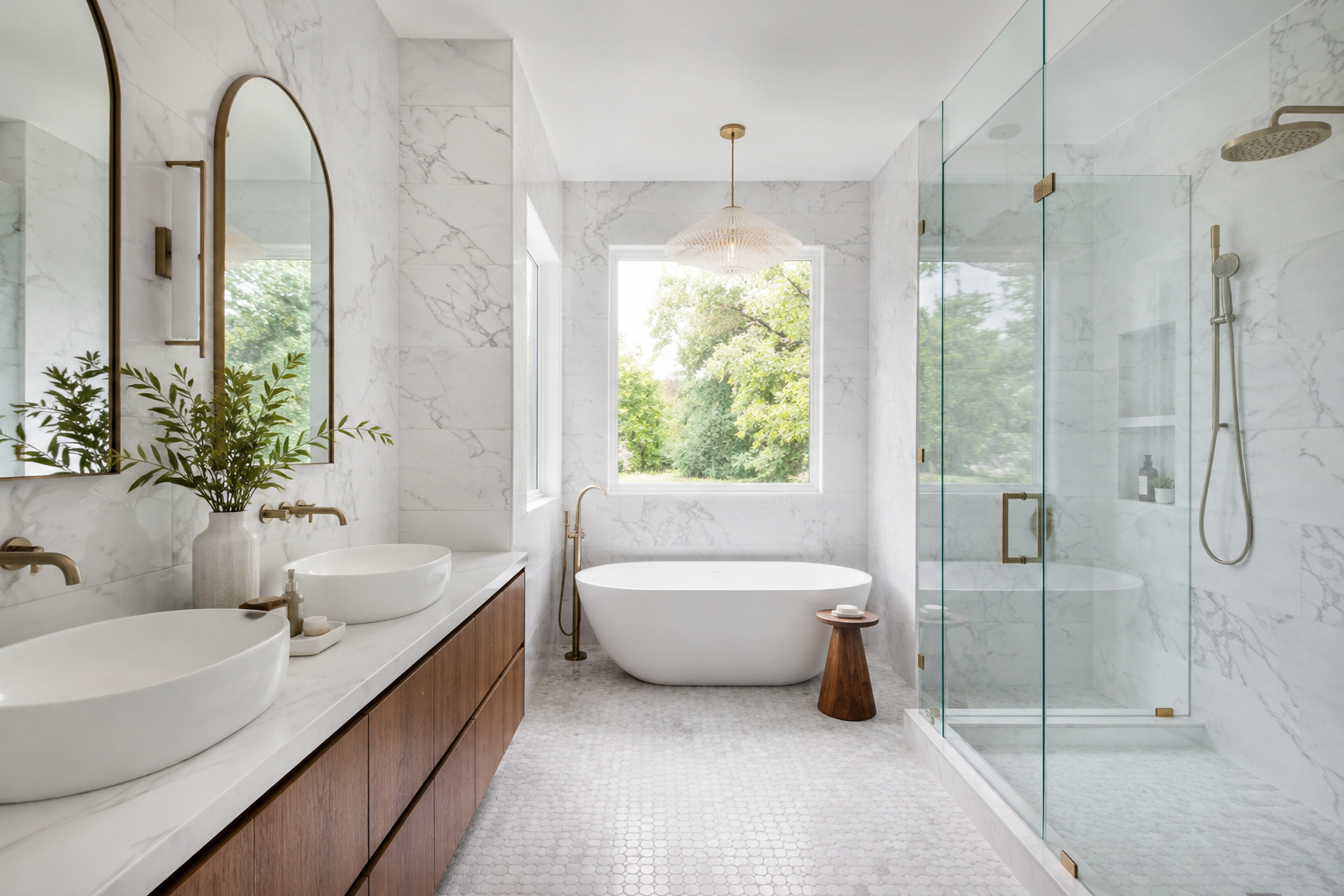 Bathroom renovation by Red Stone Contracting