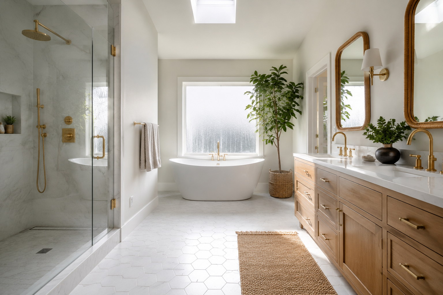 Bathroom renovation by Red Stone Contracting