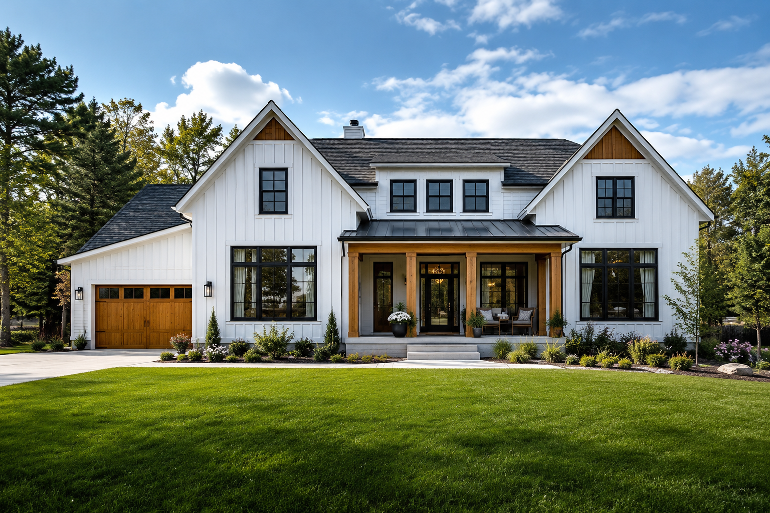 Custom home build by Red Stone Contracting