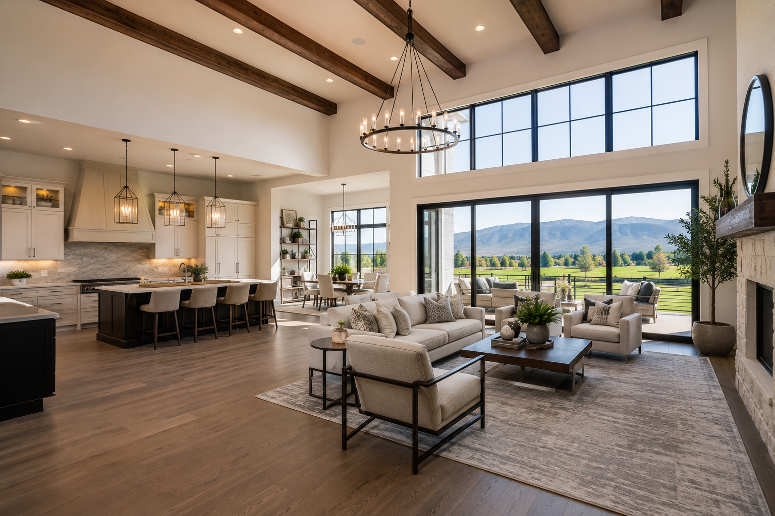 Custom home build by Red Stone Contracting