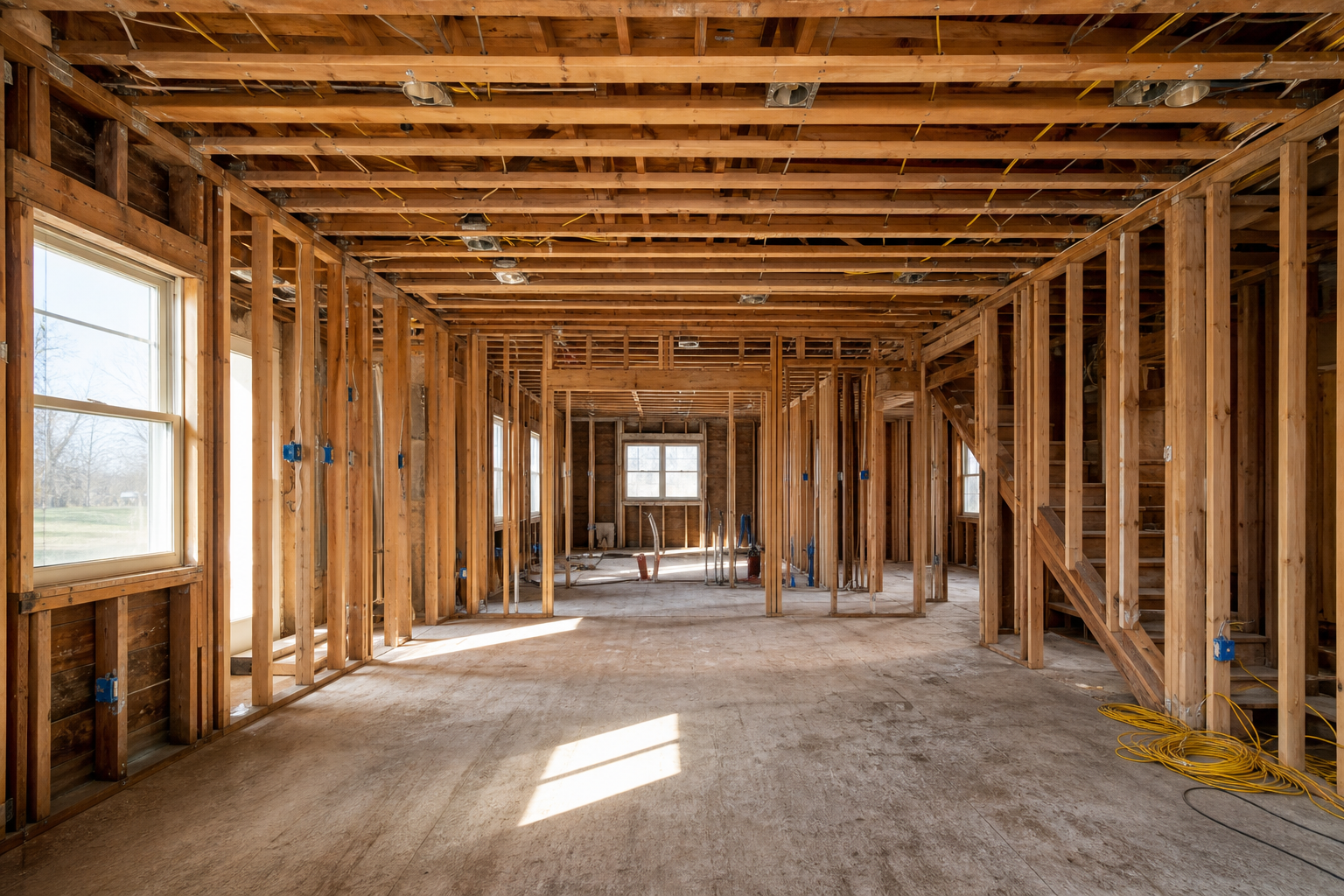 Custom home renovation by Red Stone Contracting