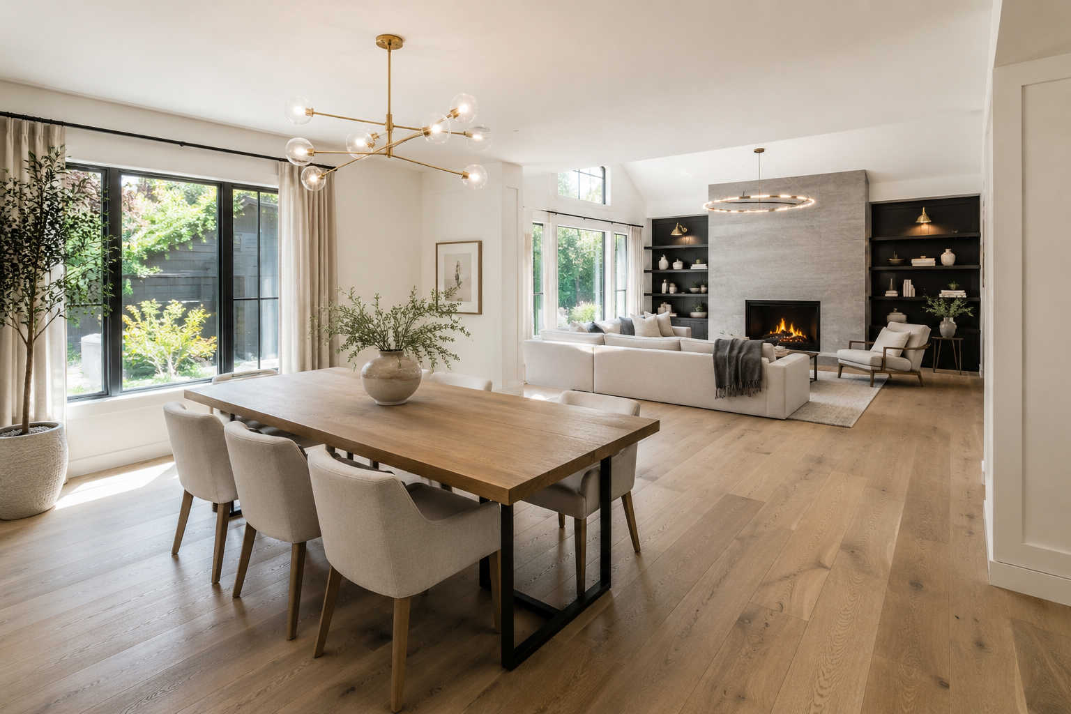 Custom home renovation by Red Stone Contracting