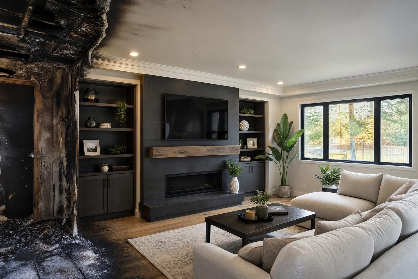 w=320 Fire damage restoration by Red Stone Contracting