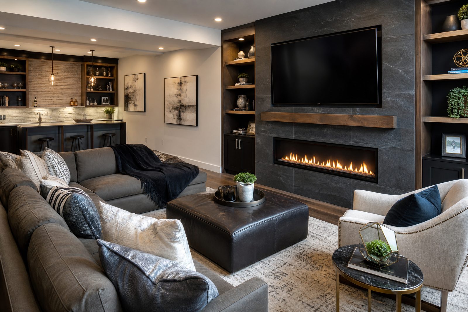 Interior design by Red Stone Contracting